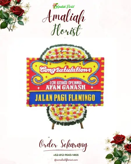 Sewa Papan Bunga Amurang